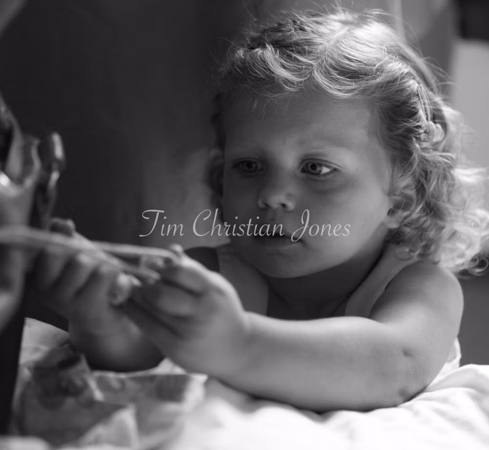 The bride's daughter in Black and White captured during the morning of the wedding in Scarborough. Another adventure as a Leeds-based photographer.