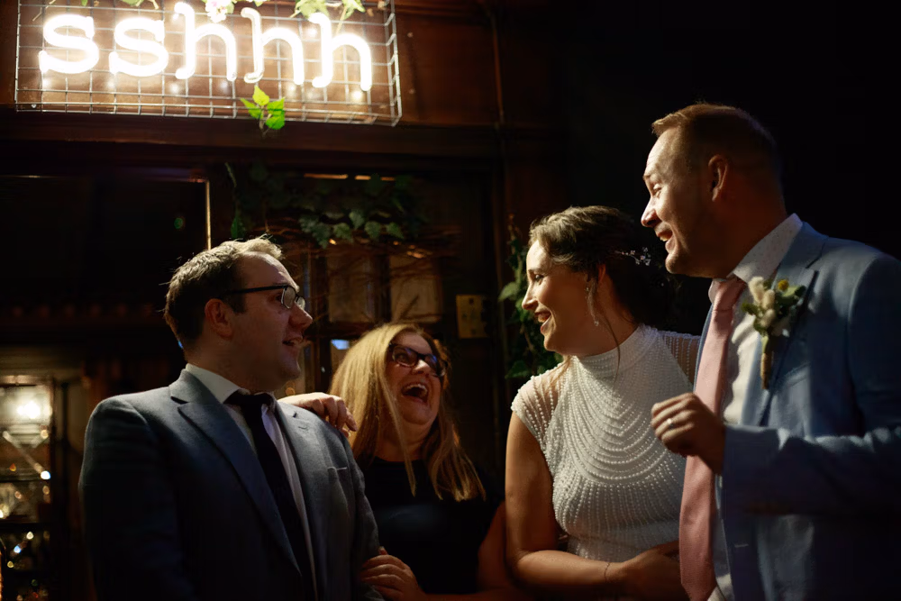 The Lost and Found Leeds Club wedding reception